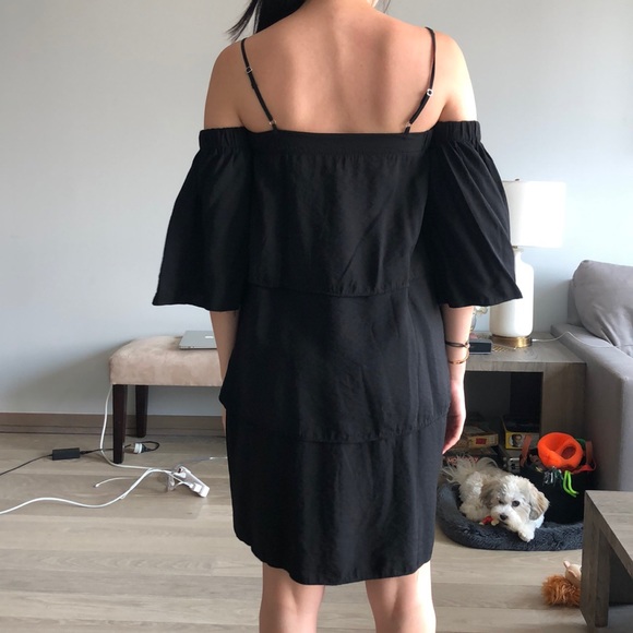 Editor’s Market Black Linen Dress Medium - Picture 3 of 3